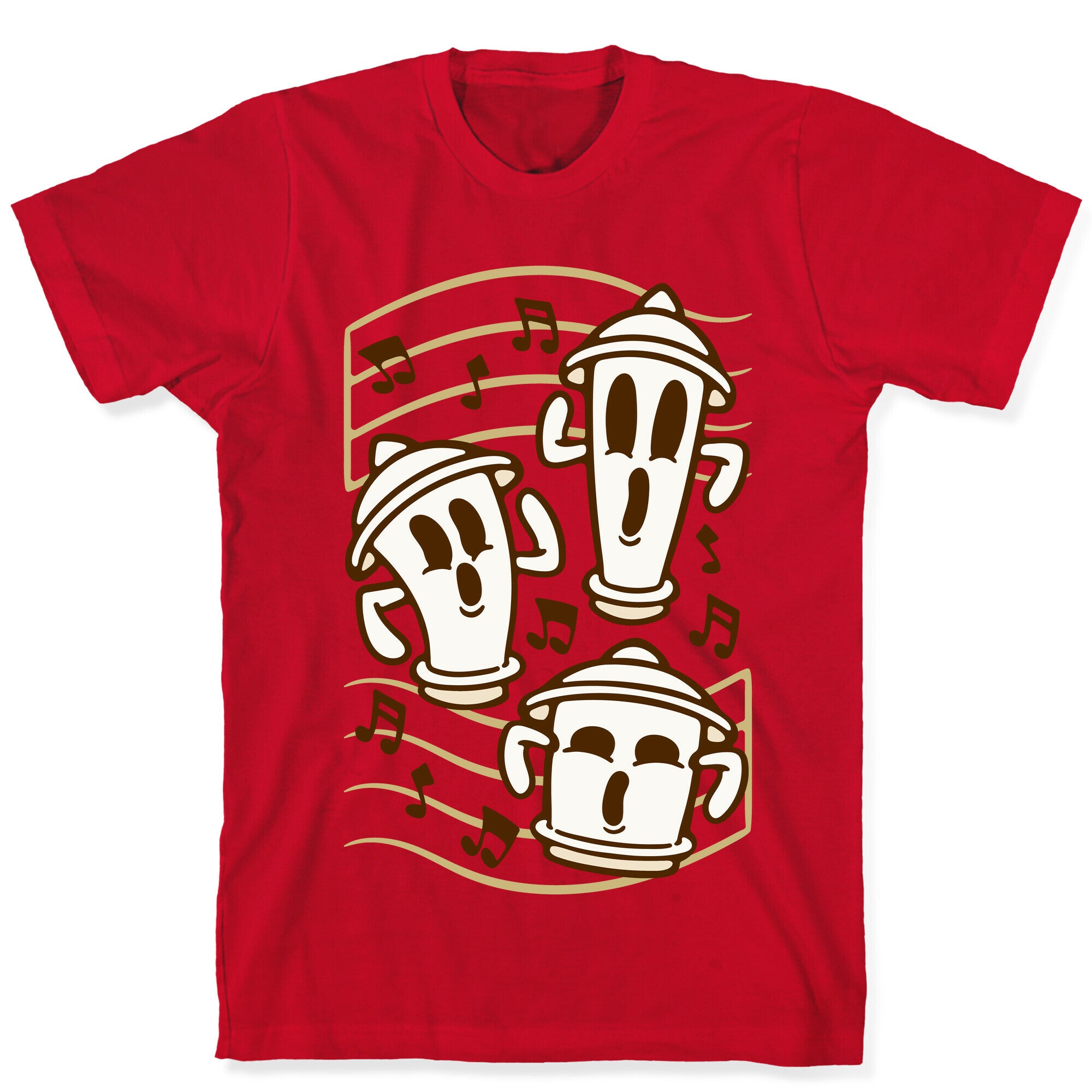 Singing Cartoon Clay Figures Parody T-Shirt